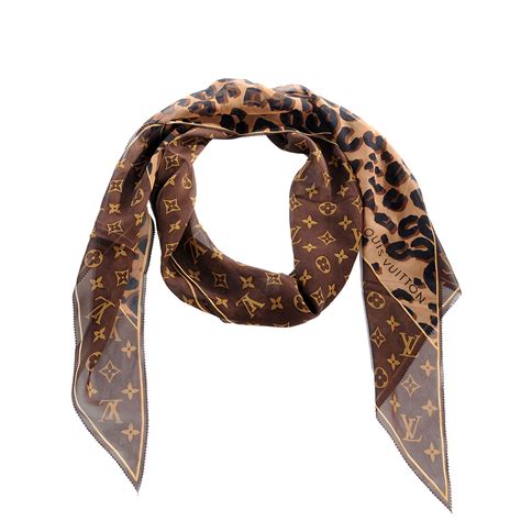 louis vuitton leopard stole for sale|louis vuitton scarves for women.